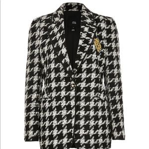 River Island Dogtooth/Houndstooth Blazer 14